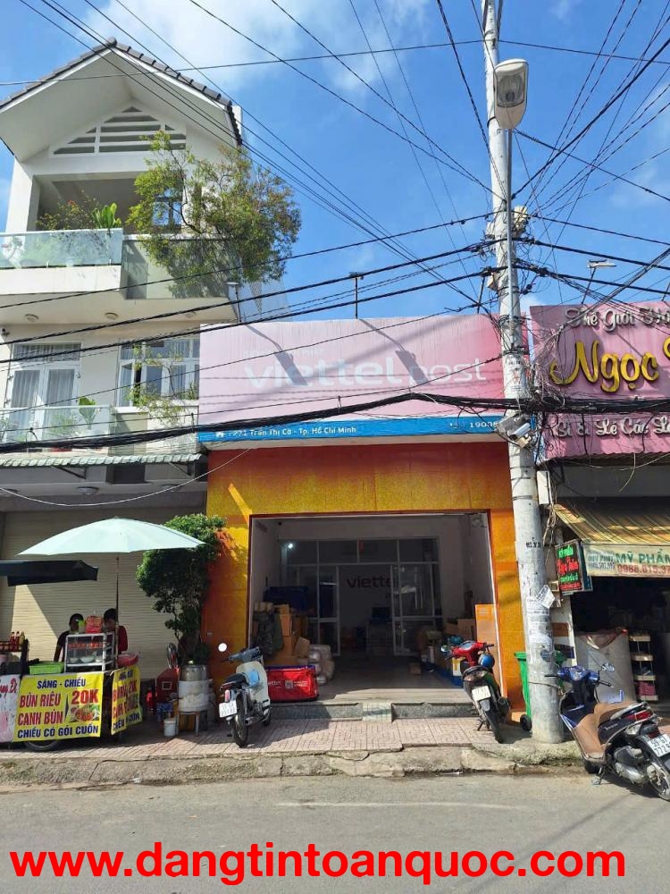 NHÀ C4 MẶT TIỀN (5.1X25) TRẦN THỊ CỜ – NGAY CHỢ – KINH DOANH CỰC SUNG