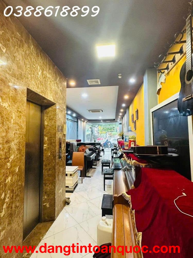 BÁN NHÀ MẶT PHỐ HÀO NAM 60M x 6 TẦNG, MT 4M -  THANG MÁY - KINH DOANH ĐỈNH