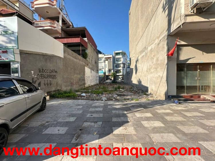 ????????Đất 2 mặt đường Thiên Lôi và Quán Nam - gần Cầu Rào - 240m - MT 8m