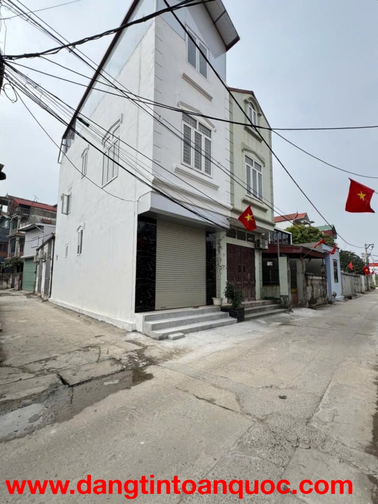 Bán Nhà Lô Góc 2 Mặt Tiền 3 Tầng – Trục Chính Thôn Do Thượng, Tiền Phong, Mê Linh