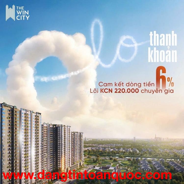 1,4 TỶ/CĂN CHỈ CẦN TRẢ TRƯỚC 150 TRIỆU (10%) Căn Hộ Đẳng Cấp The Win City