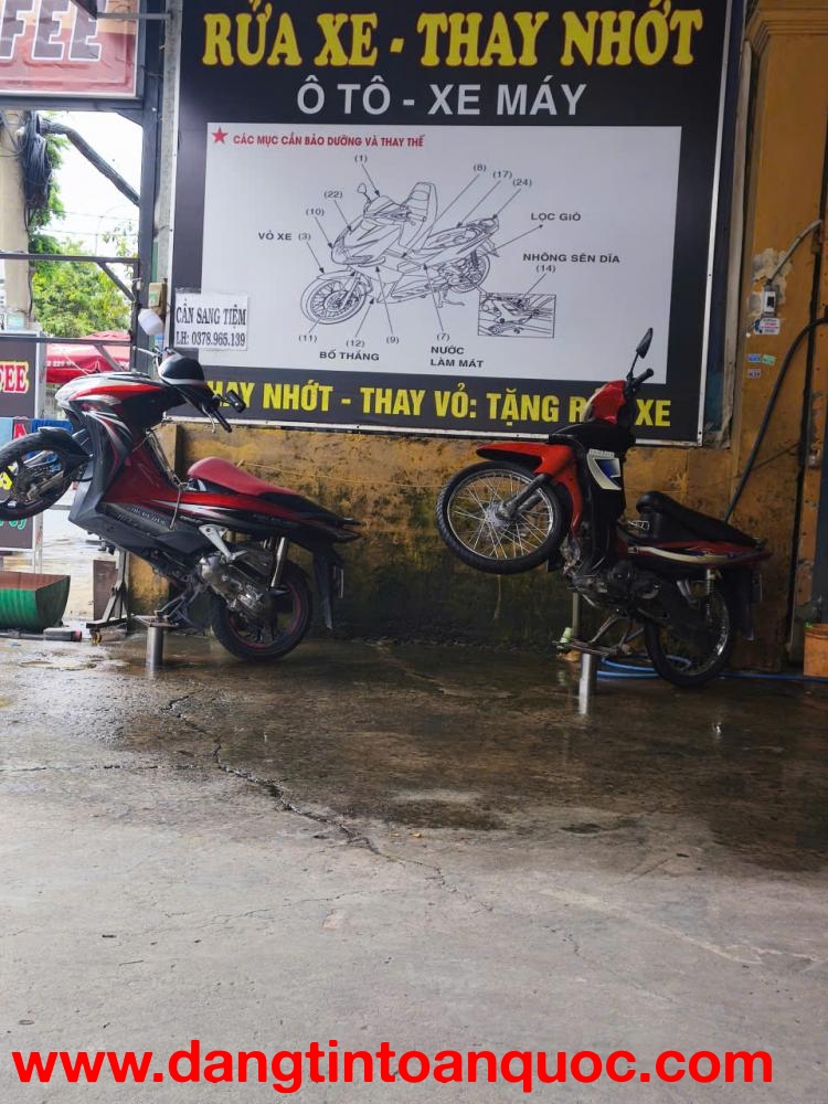 SANG NHƯỢNG TIỆM RỬA XE & VÁ LỐP - MẶT TIỀN BÌNH TRỊ ĐÔNG