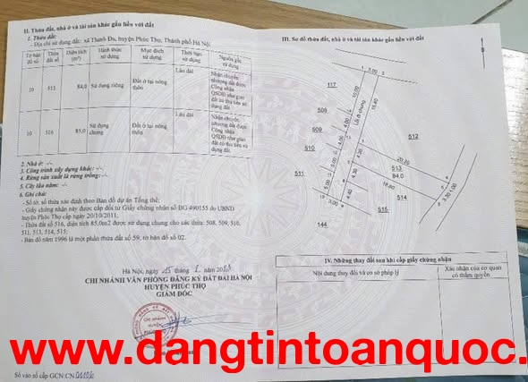 #84M ĐẤT 2 MẶT TIỀN – LÀNG NGHỀ NỘI THẤT THANH ĐA _ HÁT MÔN _ HÀ NỘI