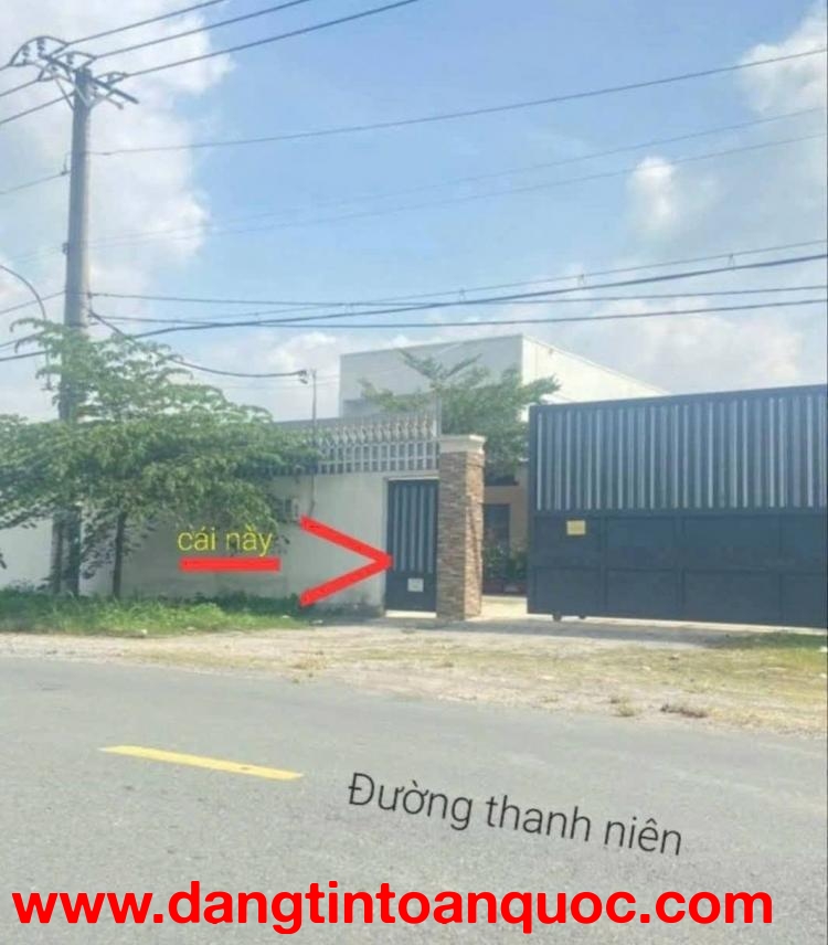 BÁN ĐẤT (61x72) + NHÀ XƯỞNG MẶT TIỀN ĐƯỜNG THANH NIÊN, BÀ ĐIỂM (XTT cũ), HÓC MÔN