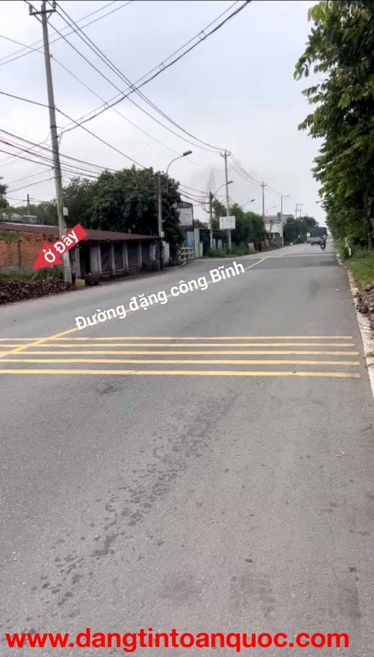BÁN ĐẤT MẶT TIỀN ĐẶNG CÔNG BỈNH – HÓC MÔN, ĐỐI DIỆN VINHOMES ????