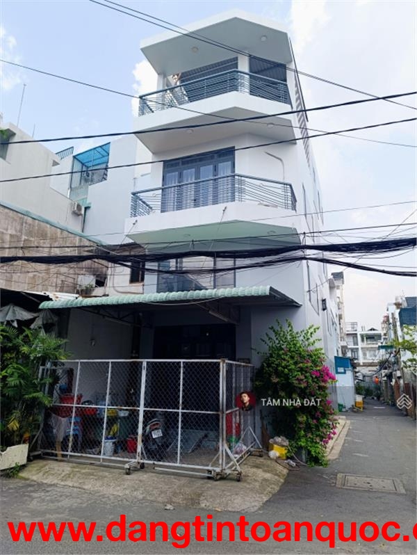 Cực phẩm căn góc 3 mặt Phạm Văn Chiêu + (4,5x17m) + 5 tầng hẻm xe hơi thông thoáng LH 0933523239