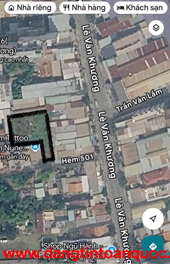 QUỸ ĐẤT LỚN HIẾM – LÊ VĂN KHƯƠNG CÁCH LÊ VĂN KHƯƠNG 30M – 650M² THỔ CƯ