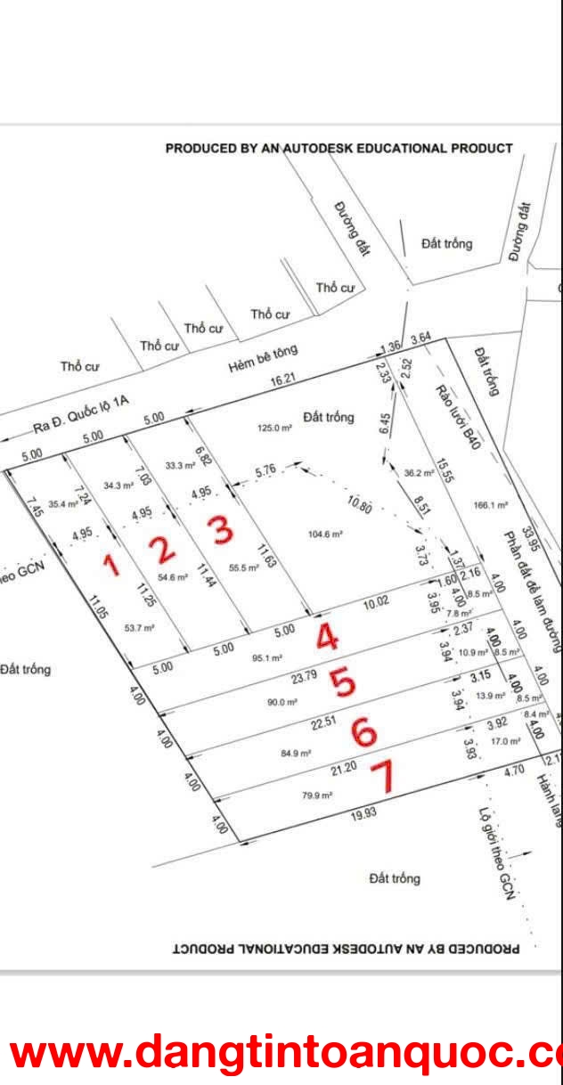 BÁN 6 LÔ ĐẤT ĐẸP AN PHÚ ĐÔNG – SỔ RIÊNG TỪNG NỀN – GIÁ TỐT ĐẦU TƯ