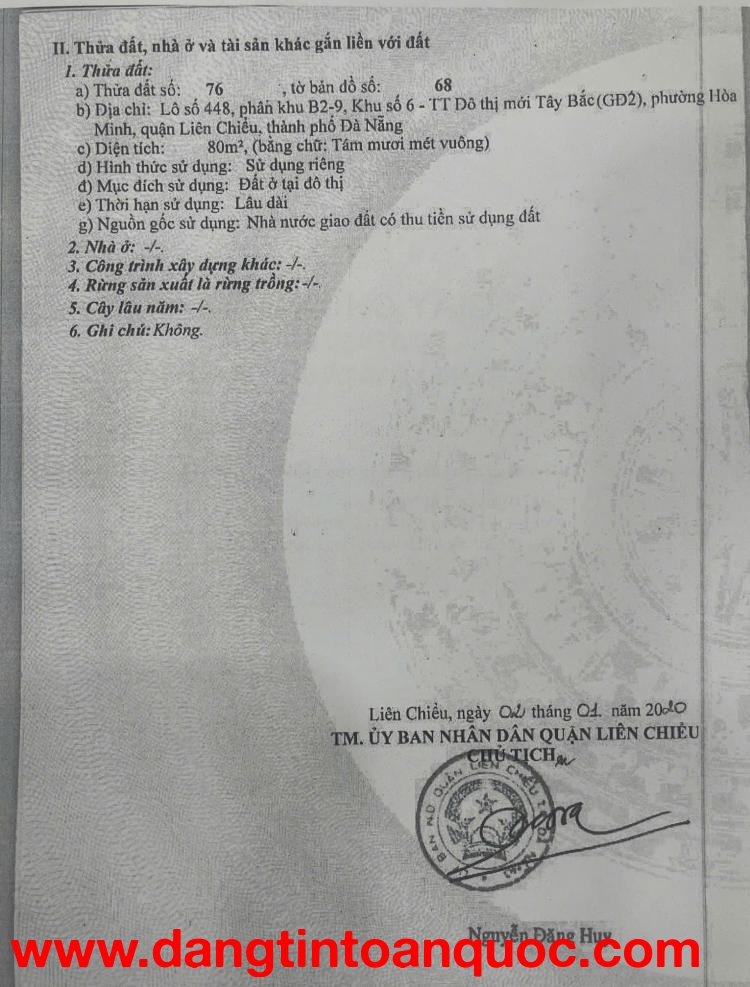 Bán đất đường Hòa Phú 2 - Trục thông Nguyễn Chơn