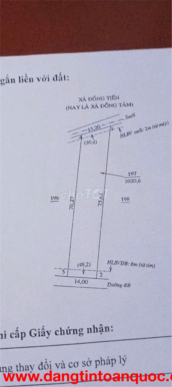 ĐẤT ĐẸP - GIÁ ĐẦU TƯ- CẦN BÁN GẤP LÔ ĐẤT SÀO Tại Tân Phước , ĐỒNG PHÚ, BÌNH PHƯỚC