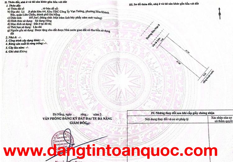 ????Bán đất đường Bàu Mạc 6 - Gần biển - Gía đầu tư