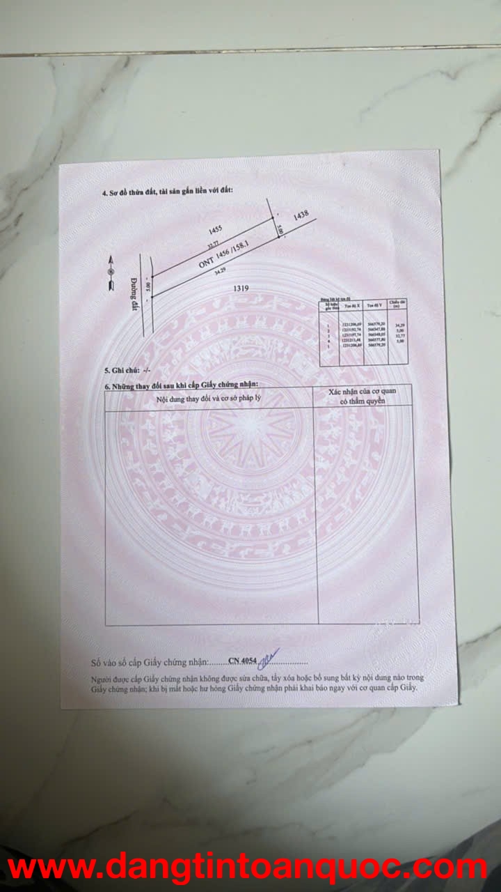 ĐẤT ĐẸP – GIÁ TỐT  – CHÍNH CHỦ CẦN BÁN GẤP tại  Xã Long Thuận, Huyện Bến Cầu, Tây Ninh