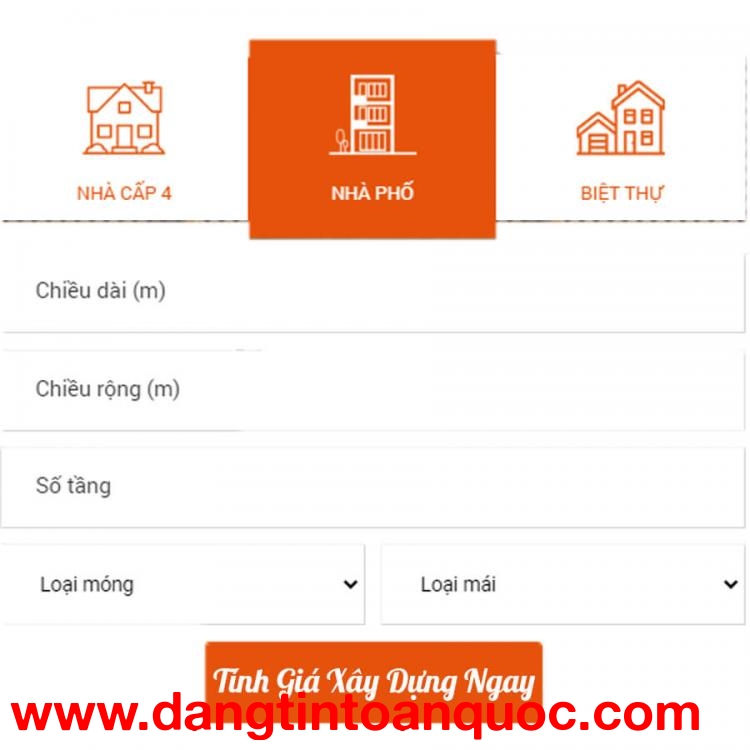 Công Cụ Báo Giá Xây Nhà Trọn Gói Tại Vũng Tàu