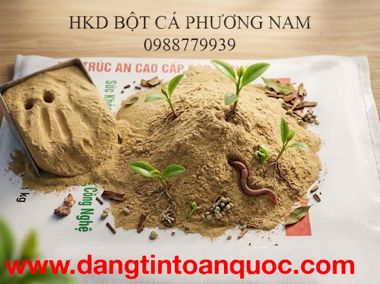 Bột cá – giải pháp tối ưu cho sản xuất phân bón hữu cơ