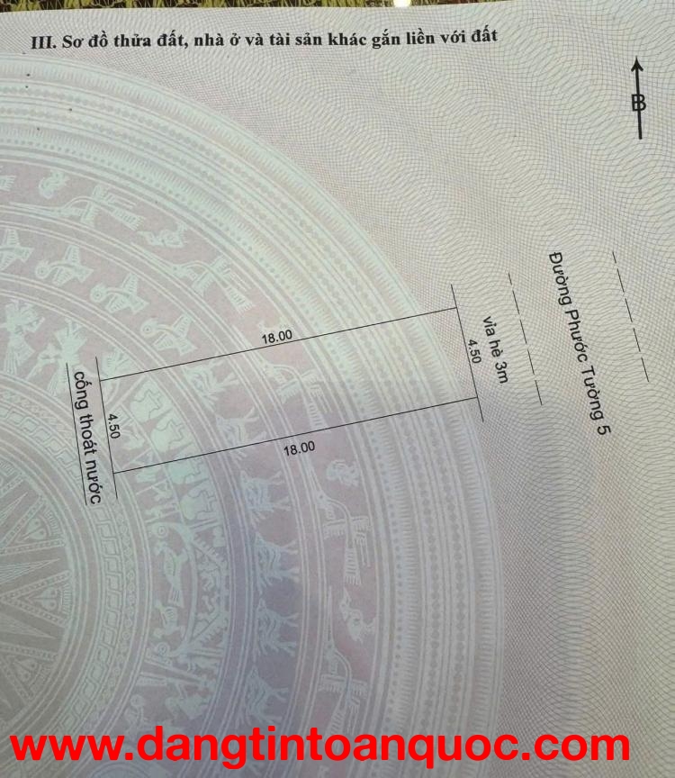 Đất đường Phước Tường 5 - Chỉ Còn 1 lô Duy Nhất