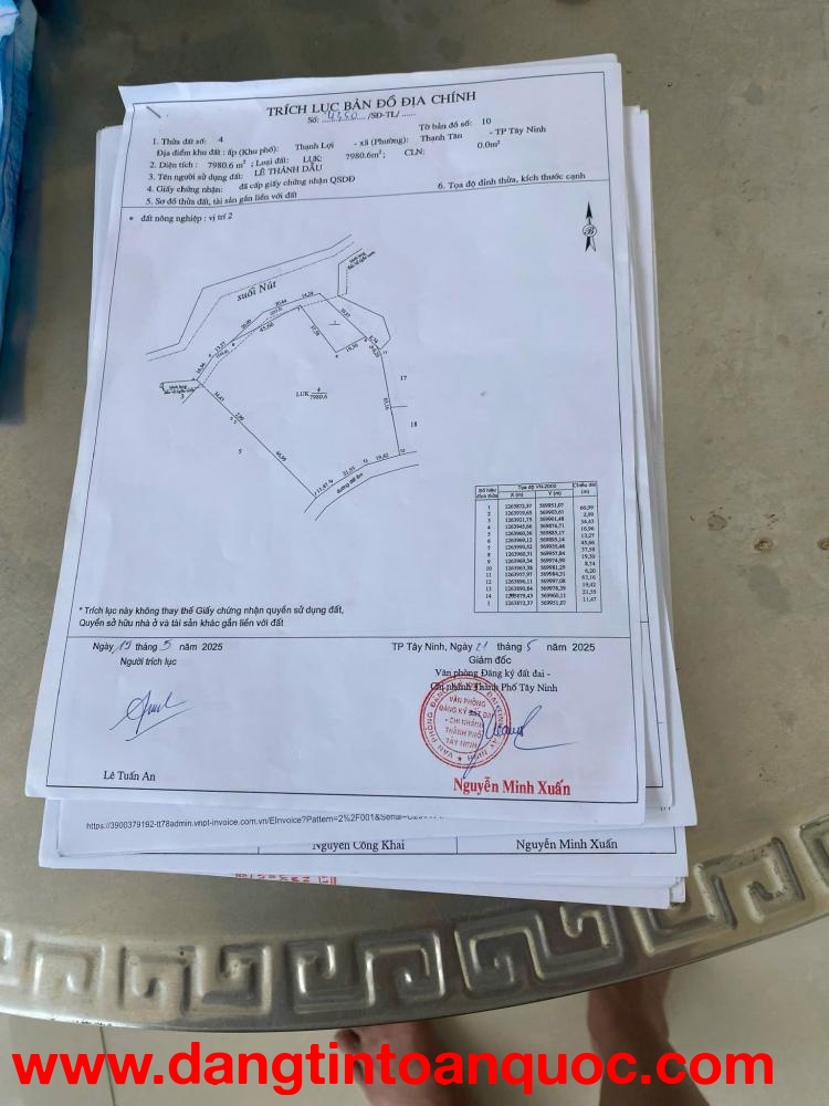 Đất mặt tiền xã Thạnh Tân Tây Ninh giá 7 tỷ