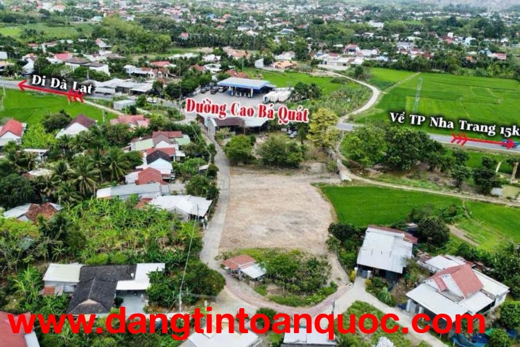 Đất Diên Khánh – Cách Võ Nguyên Giáp 100m – Giá Chỉ Từ 1 Tỷ