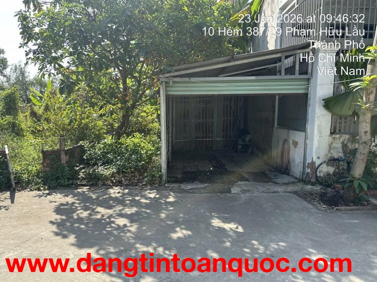 BÁN ĐẤT NHÀ BÈ - HẺM 387/29 PHẠM HỮU LẦU – 95M2 SỔ HỒNG RIÊNG 7.6 TỶ.  LH:0901727879. 