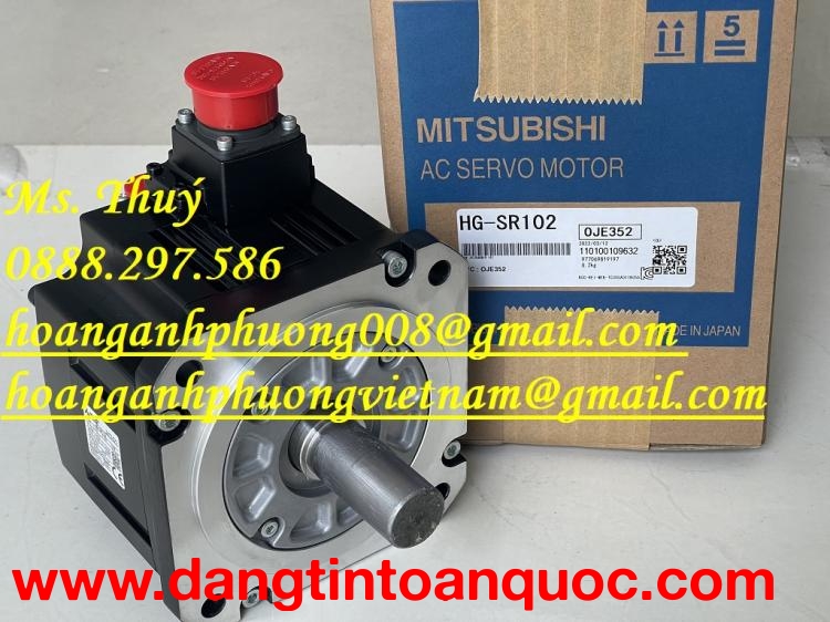 New 100% - Servo Motor Mitsubishi HG-SR102 - Bình Dương