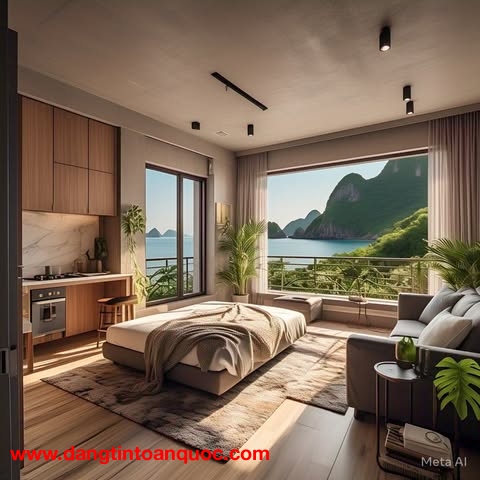 Độc quyền căn studio ngay vịnh biển dự án Sun Island Cát Bà 1.88 tỷ, full đồ nội thất