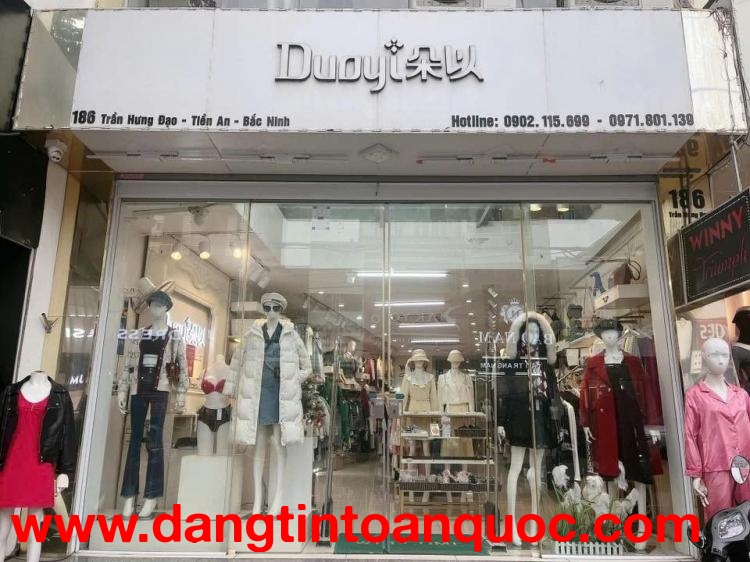 SIÊU PHẨM MẶT BẰNG TRẦN HƯNG ĐẠO - TP. BẮC NINH Phù hợp: Quần áo, mỹ phẩm, trang sức, dược phẩm...Vă