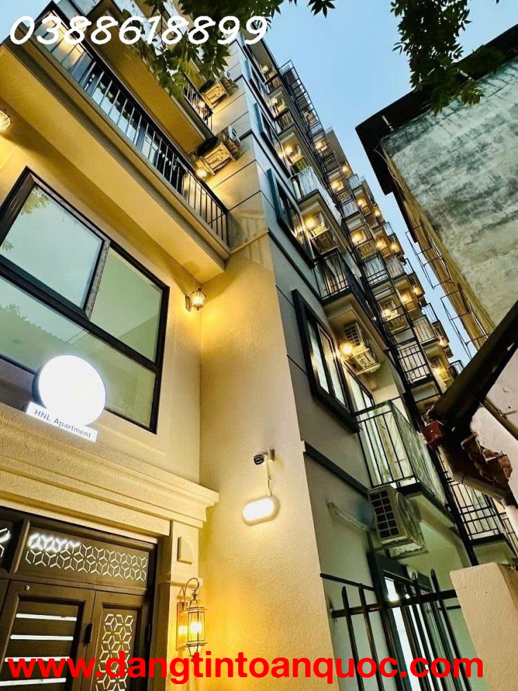 BÁN TOÀ CHDV LÊ VĂN LƯƠNG, CẦU GIẤY - 180M2 x 7 TẦNG THANG MÁY - MT 10M - Ô TÔ ĐỖ CỔNG - 30M RA PHỐ 