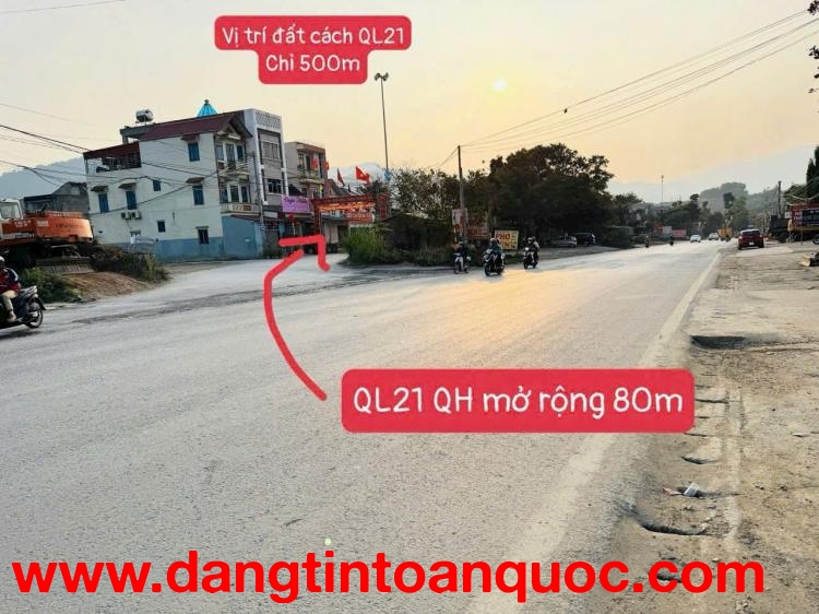 Bán đất, Phú Cát, Hà Nội Tiếp giáp V Đ 5 tổ hợp Y Tế đô thị vệ tinh Hòa Lạc 100 m2, 3,5 tỷ.