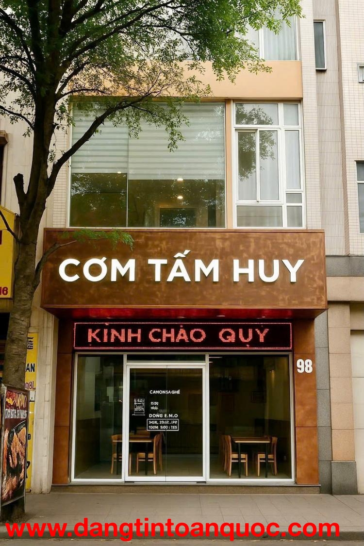 CHÍNH CHỦ SANG NHƯỢNG QUÁN ĂN VÀO LÀ BÁN NGAY Vị trí: 98 Ô chợ dừa