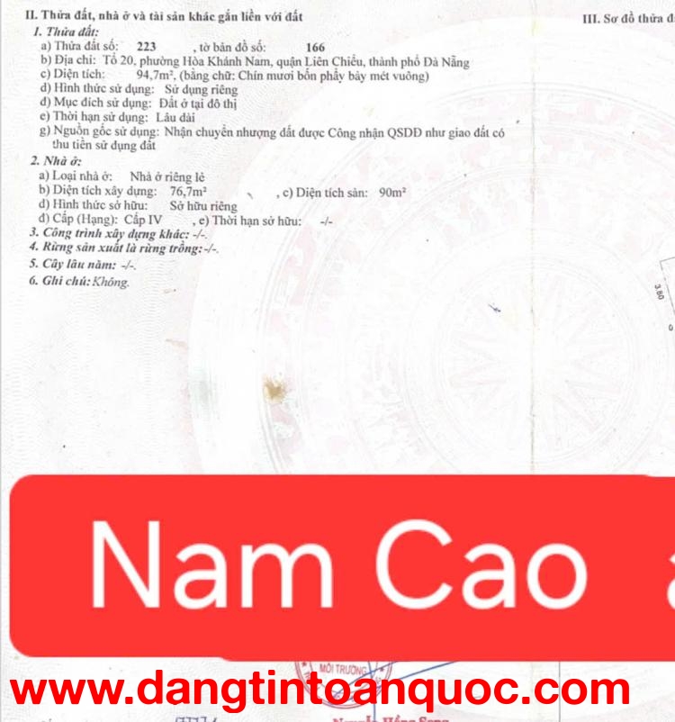 ????BÁN ĐẤT KIỆT 2 Ô TÔ TRÁNH NHAU K05 NAM CAO