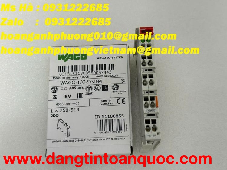 Module ngõ ra 750-514 Wago giá ưu đãi - thiết kế nhỏ gọn 