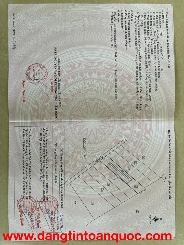 ĐẤT ĐẸP - GIÁ TỐT - CHÍNH CHỦ Cần Bán Gấp 2 Lô Đất Đẹp Tại xã Lộc Quảng, Huyện Bảo Lâm, Lâm Đồng.