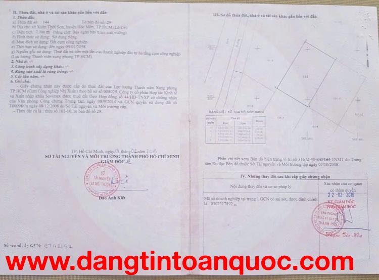 ĐẤT SKC 7.000M² – ĐƯỜNG CONTAINER – XÂY XƯỞNG NGAY TẠI HÓC MÔN