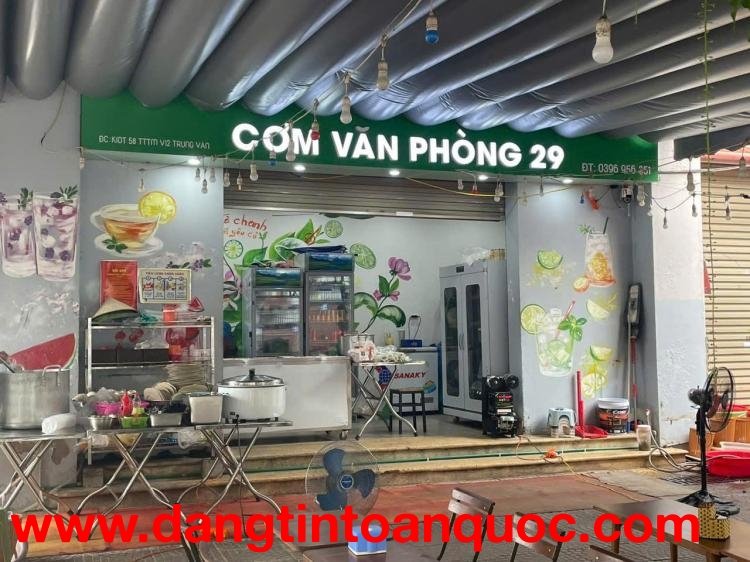 SANG NHƯỢNG QUÁN CƠM VĂN PHÒNG – VỊ TRÍ ĐẮC ĐỊA KHU TRUNG THƯ, ĐẠI MỖ