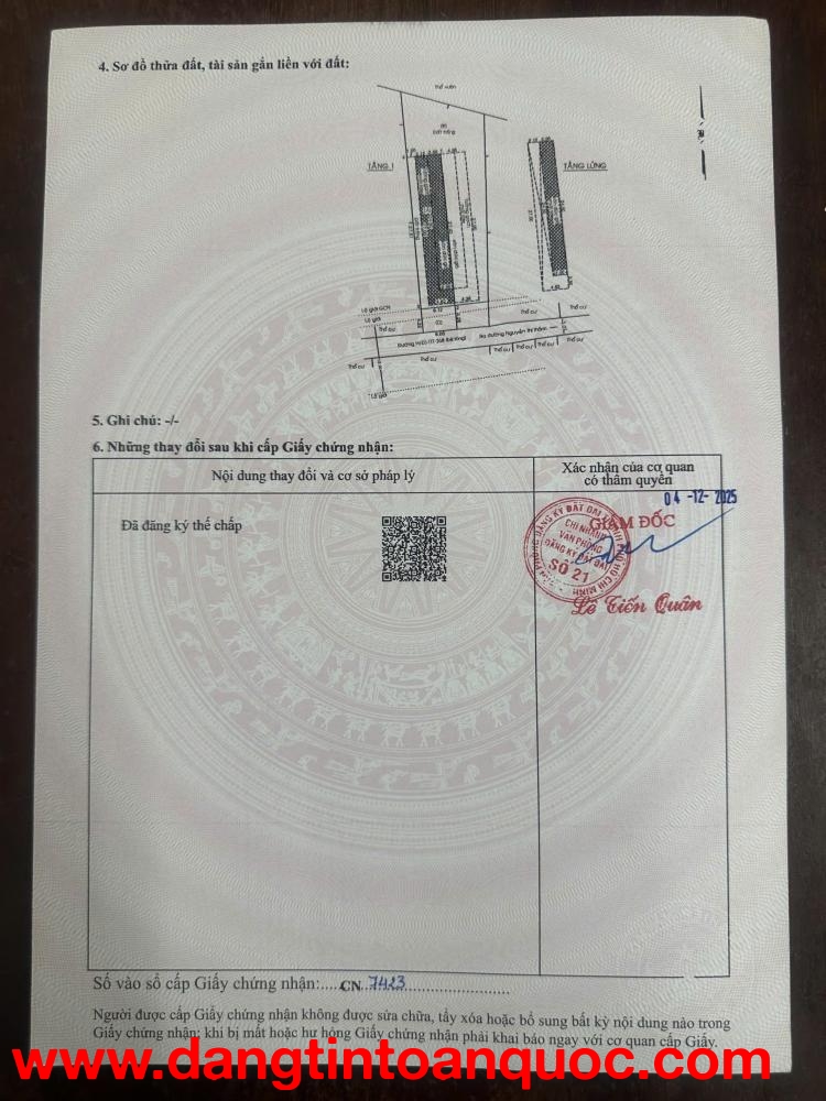 NHÀ C4 + 8 PHÒNG TRỌ MẶT TIỀN TAM ĐÔNG 23 – DÒNG TIỀN 30TR/THÁNG