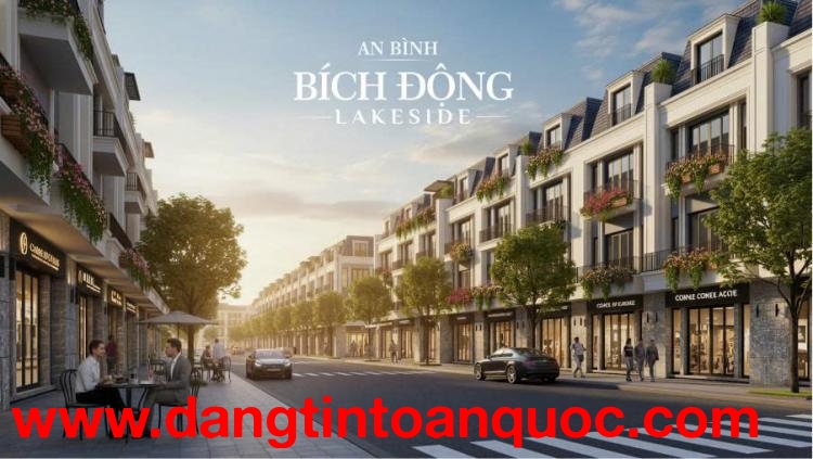 Bán lô liền kề Bích Động Lakeside – đường 22m – mặt tiền 6m – từ 68 triệu/m²