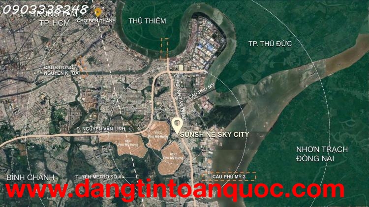 Booking giữ chỗ sớm V8, V9, hưởng 1% chiết khấu tại Sunshine Sky City để đón đầu hạ tầng phát triển