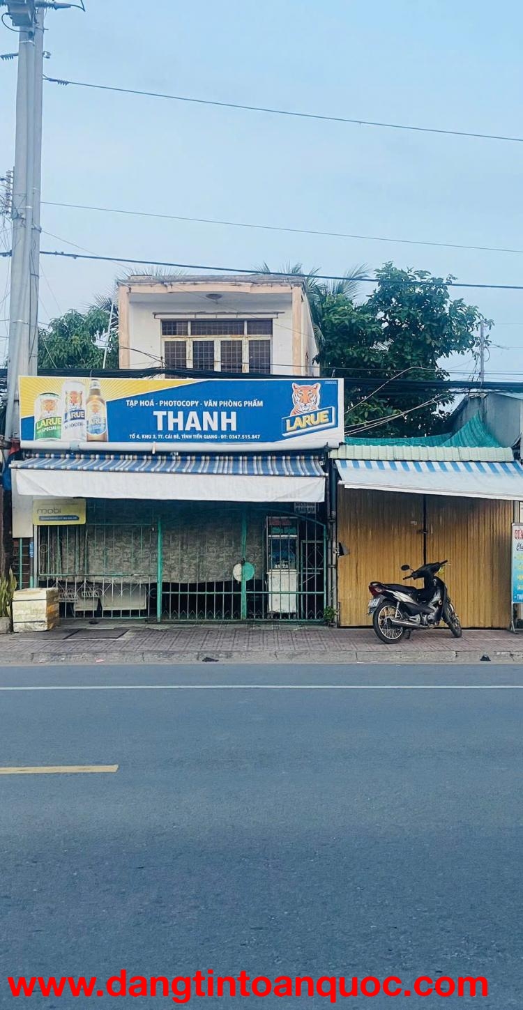 Cần cho thuê mặt bằng kinh doanh vị trí đẹp tại Cái Bè, Tiền Giang