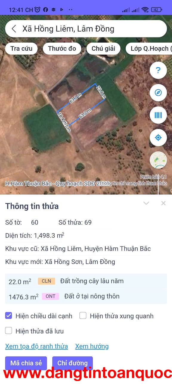 ►  CHÍNH CHỦ BÁN ĐẤT VƯỜN GIÁ RẺ – GẦN QL1A