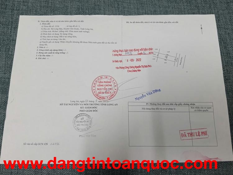 CHỈ 1 LÔ DUY NHẤT - MẶT TIỀN D9 LONG HẬU - SỔ SẴN CÔNG CHỨNG NGAY!