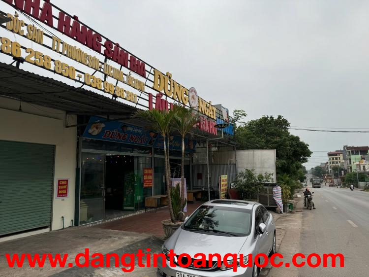 CHO THUÊ MẶT BẰNG KINH DOANH DỐC SÀN , LỤC NAM, BẮC GIANG – VỊ TRÍ ĐẸP