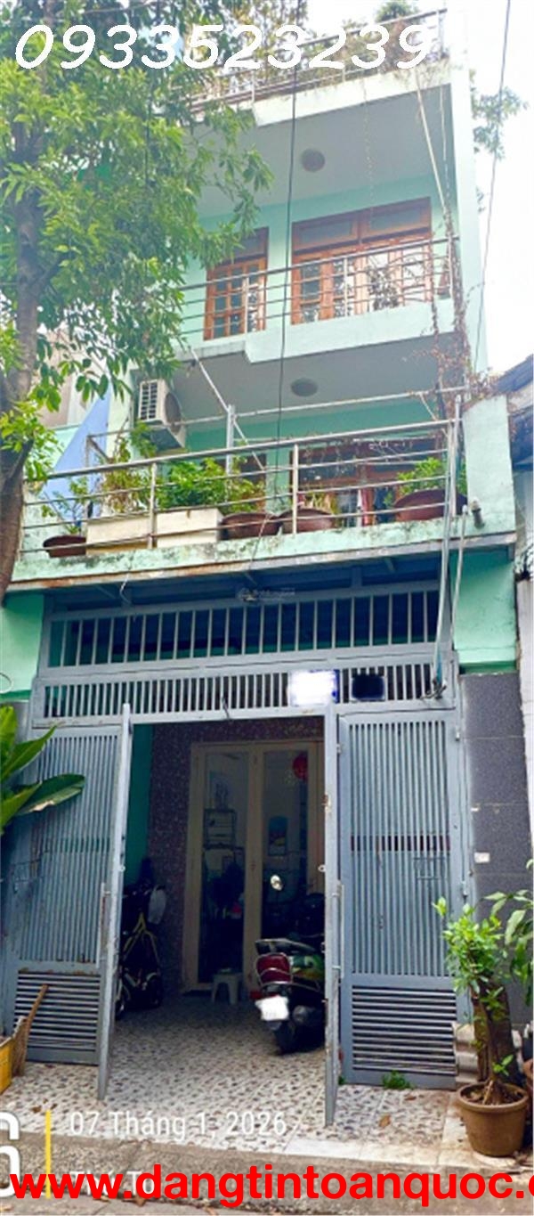 Bán gấp nhà Quang Trung, ngay Emart2 hẻm xe hơi thông 6m khu phân lô đồng bộ 8,6 tỷ 4 tầng 67m2