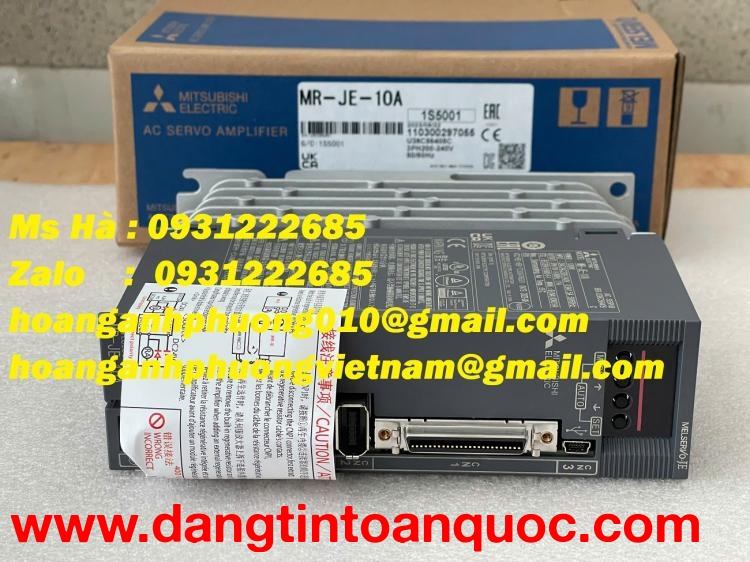 Điện Tự Động Hóa - servo driver mitsubishi MR-JE-10A 100W
