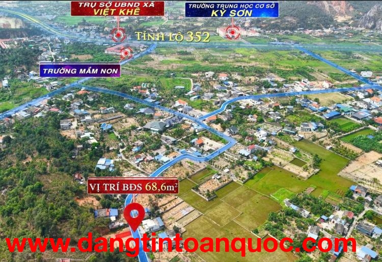 Cơ hội đầu tư cực tốt Kì Sơn, Thủy Nguyên, Hải Phòng – Giá chỉ từ 4Xx triệu / 68m²