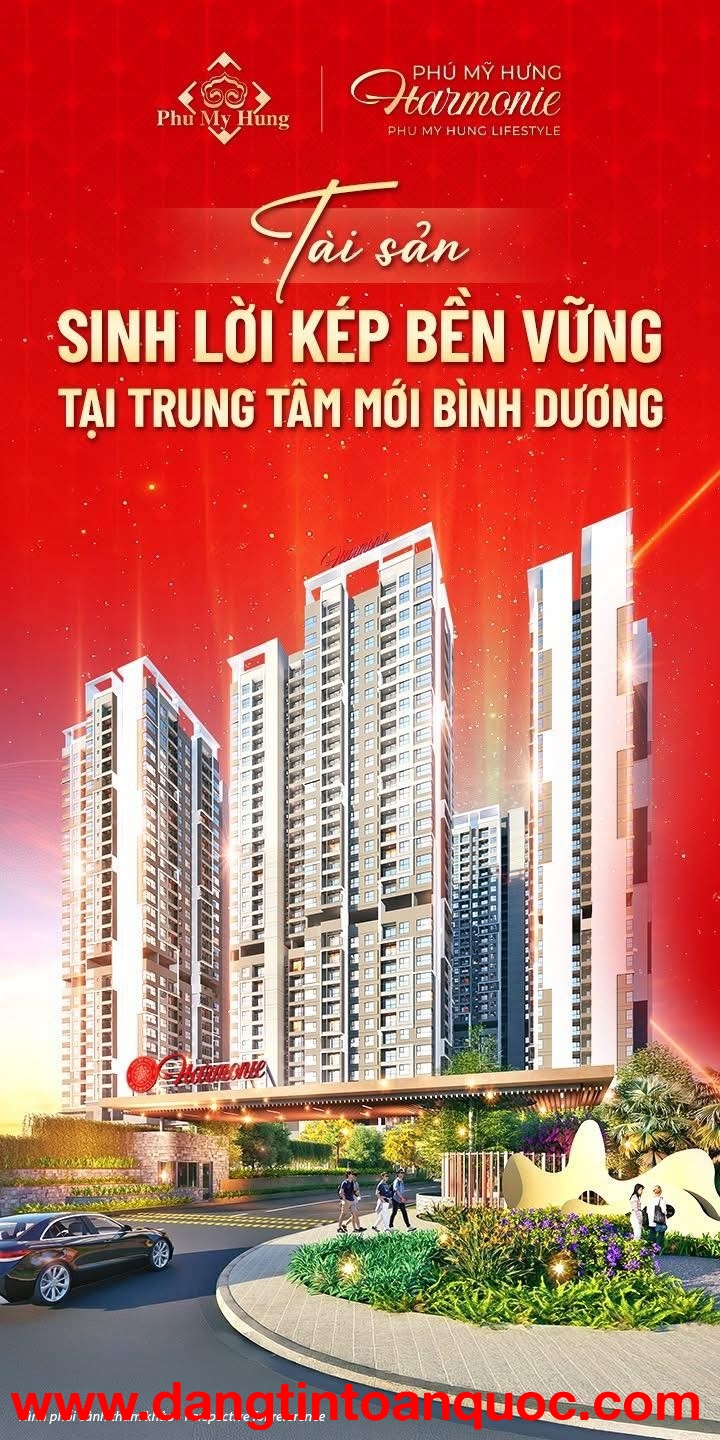 PHÚ MỸ HƯNG HARMONIE – TỌA ĐỘ ĐẮT GIÁ, BỨT PHÁ TIỀM NĂNG LS 0% ÂN HẠN GỐC, CK  6%. GOI NGAY 09013237