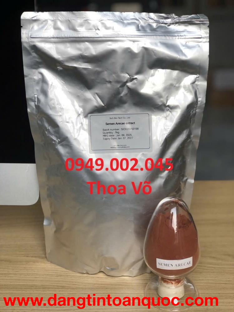 Hạt Cau (Semen Arecae) – Đặc Trị Nấm & Ký Sinh Trùng Cho Thủy Sản, Gia Súc