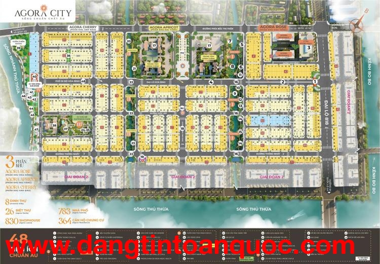 Cần Bán Đất 2 Mặt Tiền Tỉnh Lộ 818 Tiện Kinh Doanh Buôn Bán Tại Agora City - KĐT Thương Mại Hàng Chí