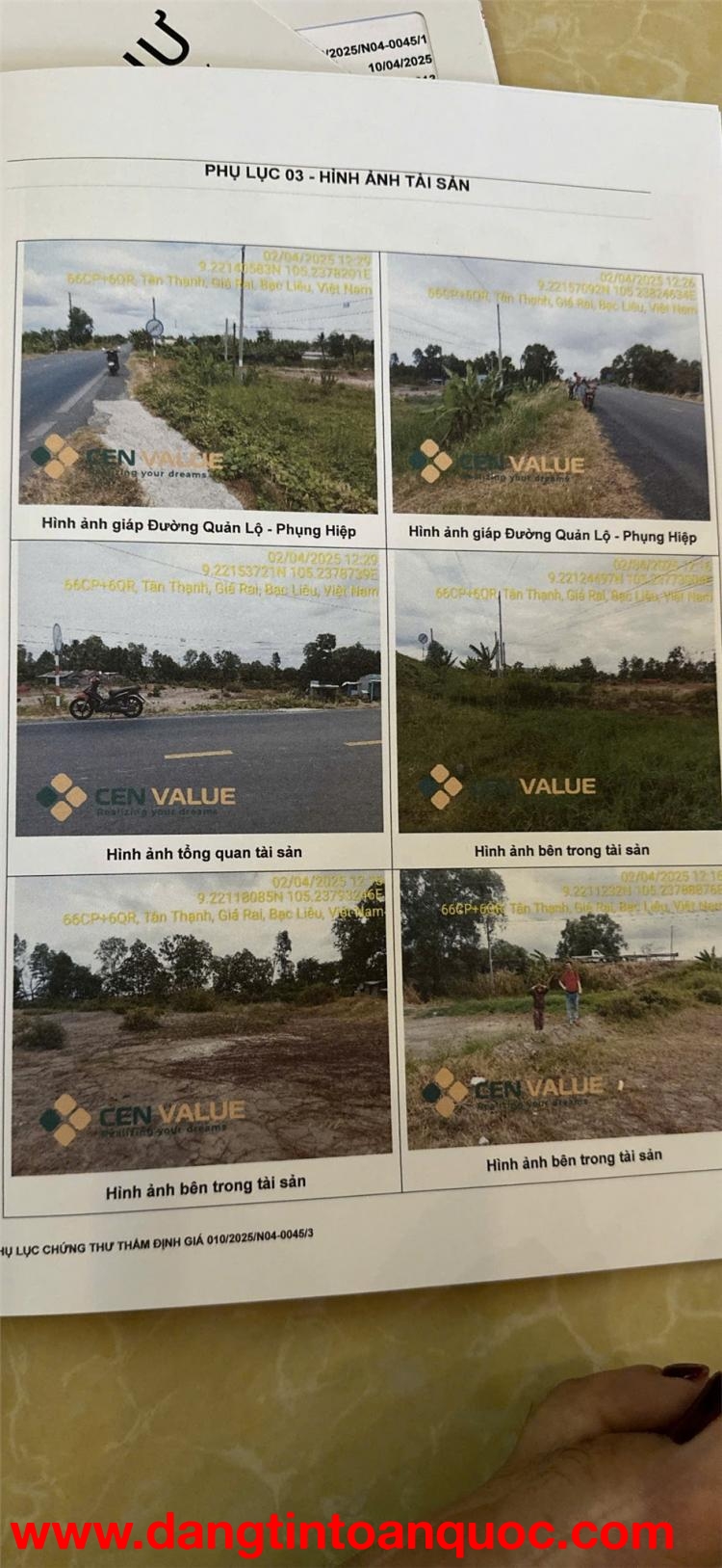 Chính chủ cần chuyển nhượng đất mặt tiền đường Quản Lộ Phụng Hiệp, tỉnh Cà Mau