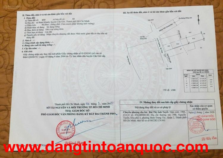 Đất view sông - Sát bên cầu Bình Khánh  .