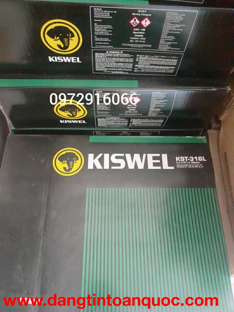 Dây hàn Inox lõi thuốc Kiswel K-316LT