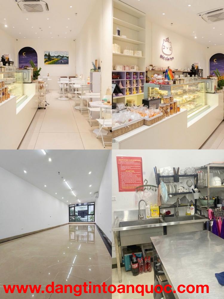 SANG NHƯỢNG TÂM HUYẾT] TIỆM BÁNH FULL ĐỒ - MẶT TIỀN RỘNG - SẴN ĐIỆN 3 PHA